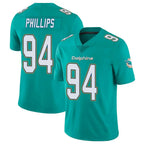 BIPIHUC M.Dolphins #94 Jordan Phillips Player Aqua Limited Vapor Untouchable Home Game Stitched Jerseys