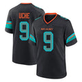 BIPIHUC M.Dolphins #9 Joshua Uche Player Black Pitch Rivalries Collection Home Game Stitched Jerseys