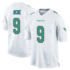 BIPIHUC M.Dolphins #9 Joshua Uche Player White Home Game Stitched Jerseys