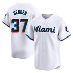 BIPIHUC M.Marlins #37 Anthony Bender Player White  Home Limited Stitched Jerseys