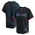 BIPIHUC M.Marlins Blank Player Black City Connect Home Limited Stitched Jerseys