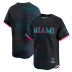 BIPIHUC M.Marlins Blank Player Black City Connect Home Limited Stitched Jerseys