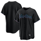 BIPIHUC M.Marlins Blank Player Black  Home Game Stitched Jerseys