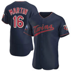 BIPIHUC M.Twins #16 Austin Martin Player Navy 60th Home Limited Elite Stitched Jerseys