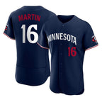 BIPIHUC M.Twins #16 Austin Martin Player Navy Replica Home Limited Elite Stitched Jerseys