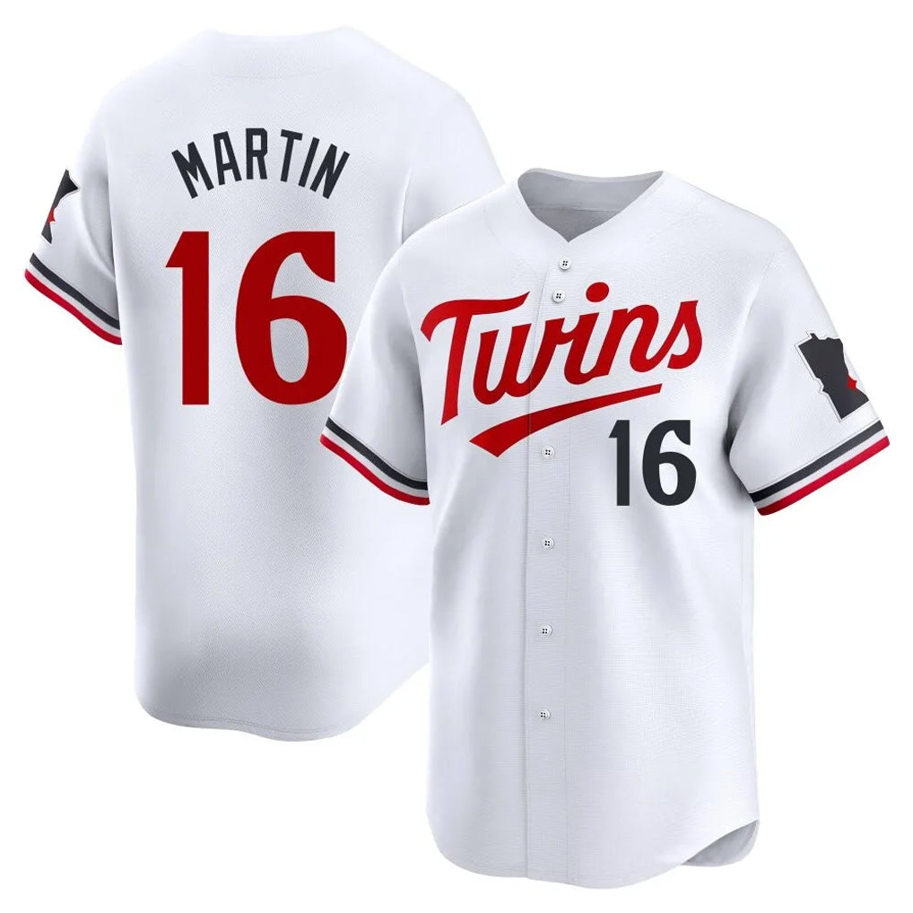 BIPIHUC M.Twins #16 Austin Martin Player White Home Limited Stitched Jerseys