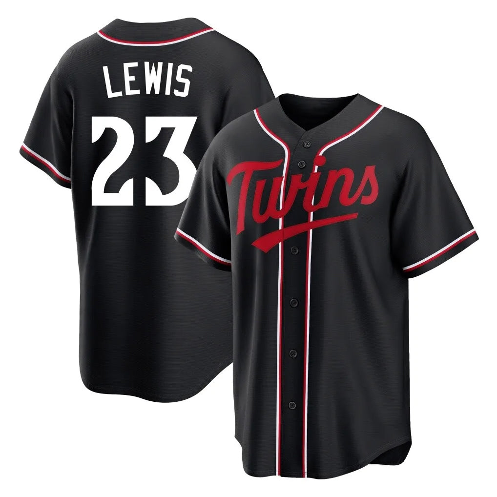 BIPIHUC M.Twins #23 Royce Lewis Player Black Fashion Out Home Limited Stitched Jerseys