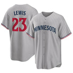 BIPIHUC M.Twins #23 Royce Lewis Player Gray Game Limited Home Stitched Jerseys