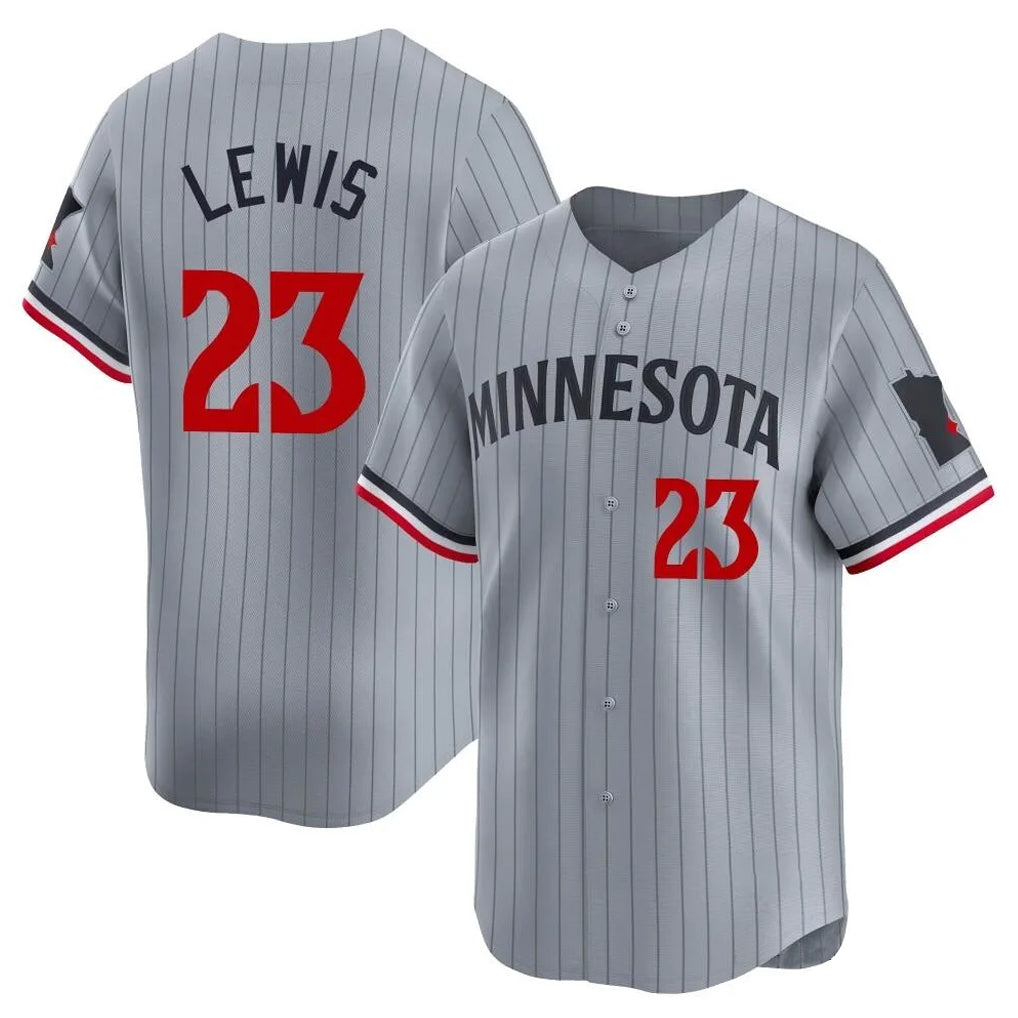 BIPIHUC M.Twins #23 Royce Lewis Player Gray Home Limited Stitched Jerseys