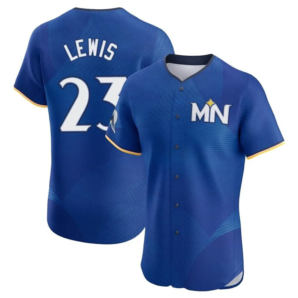 BIPIHUC M.Twins #23 Royce Lewis Player Royal City Connect Limited Elite Home Stitched Jerseys
