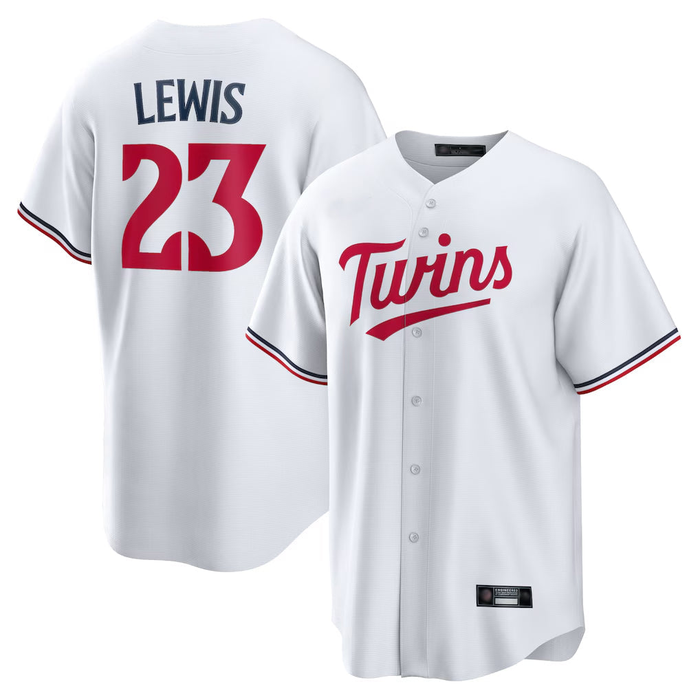 BIPIHUC M.Twins #23 Royce Lewis Player White Home Game Stitched Jerseys