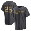 BIPIHUC M.Twins #25 Byron Buxton Player Charcoal All-Star Game Home Stitched Jerseys