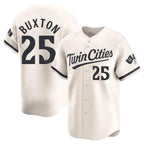 BIPIHUC M.Twins #25 Byron Buxton Player Cream Home Limited Stitched Jerseys