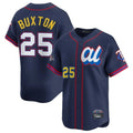 BIPIHUC M.Twins #25 Byron Buxton Player Navy All-star Game Limited Home Stitched Jerseys