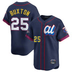 BIPIHUC M.Twins #25 Byron Buxton Player Navy All-star Game Limited Home Stitched Jerseys