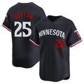 BIPIHUC M.Twins #25 Byron Buxton Player Navy Home Limited Stitched Jerseys