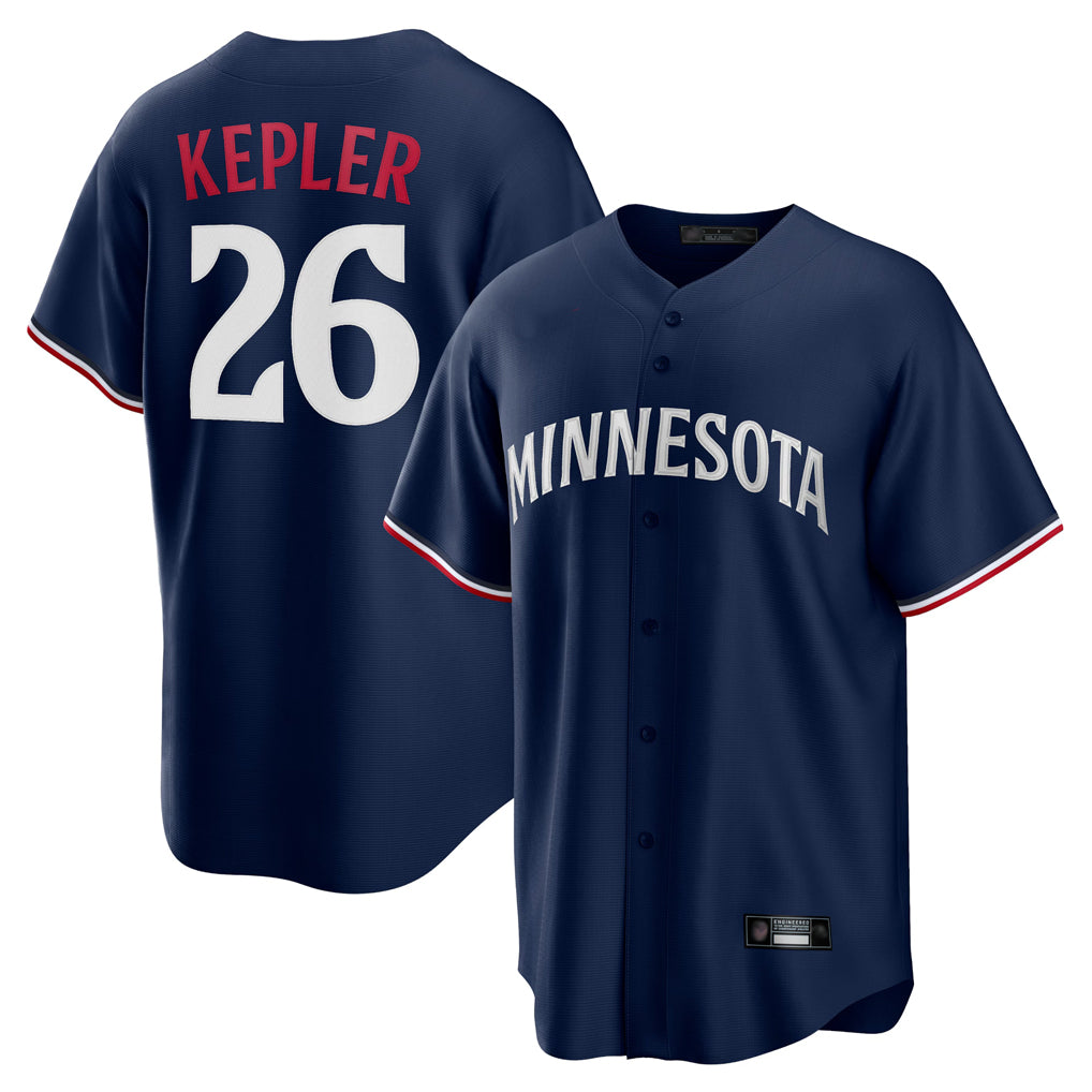 BIPIHUC M.Twins #26 Max Kepler Player Navy Replica Alternate Home Stitched Jerseys