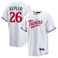 BIPIHUC M.Twins #26 Max Kepler Player White Home Game Stitched Jerseys