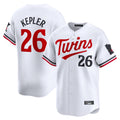 BIPIHUC M.Twins #26 Max Kepler Player White Home Limited Stitched Jerseys