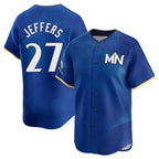 BIPIHUC M.Twins #27 Ryan Jeffers Player Royal City Connect Limited Home Stitched Jerseys