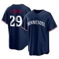 BIPIHUC M.Twins #29 Rod Carew Player Navy Replica Alternate Home Stitched Jerseys