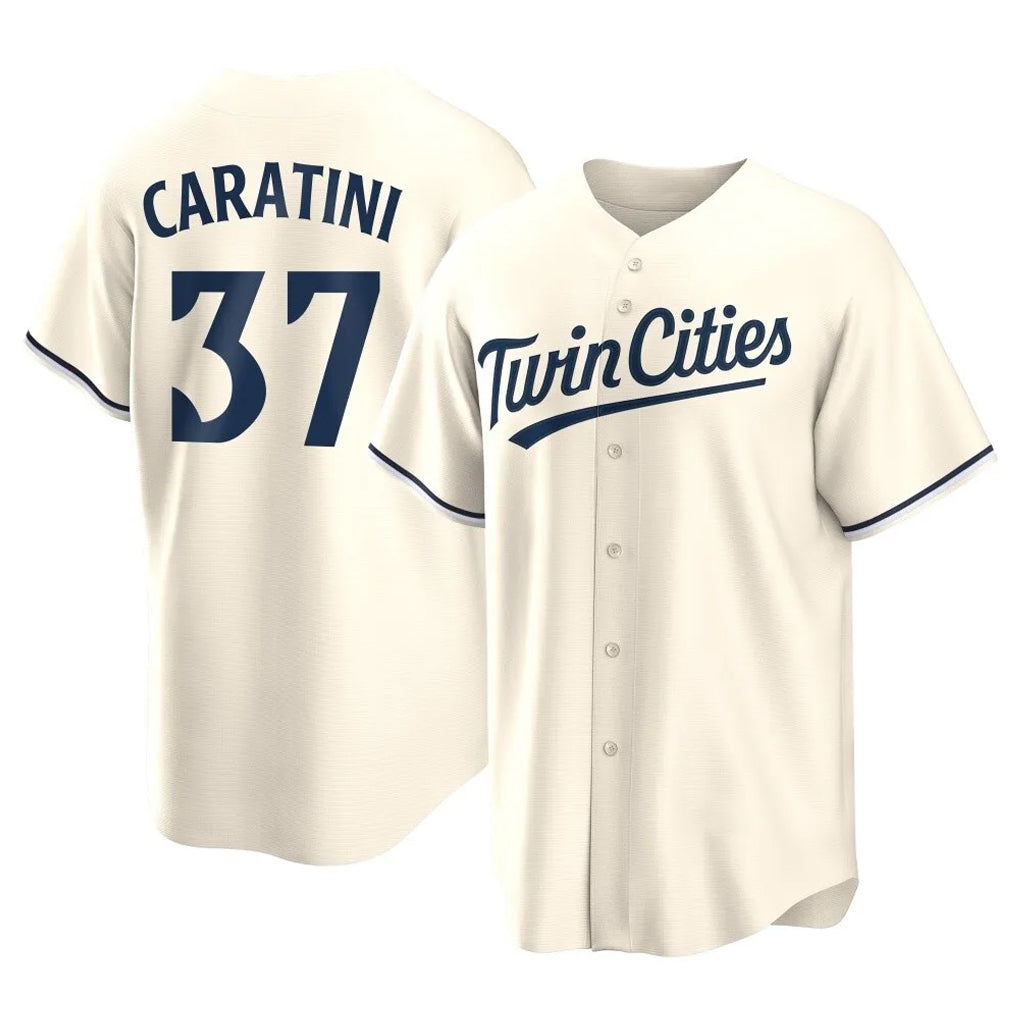 BIPIHUC M.Twins #37 Victor Caratini Player Cream Game Limited Home Stitched Jerseys