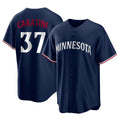 BIPIHUC M.Twins #37 Victor Caratini Player Navy Replica Alternate Home Stitched Jerseys