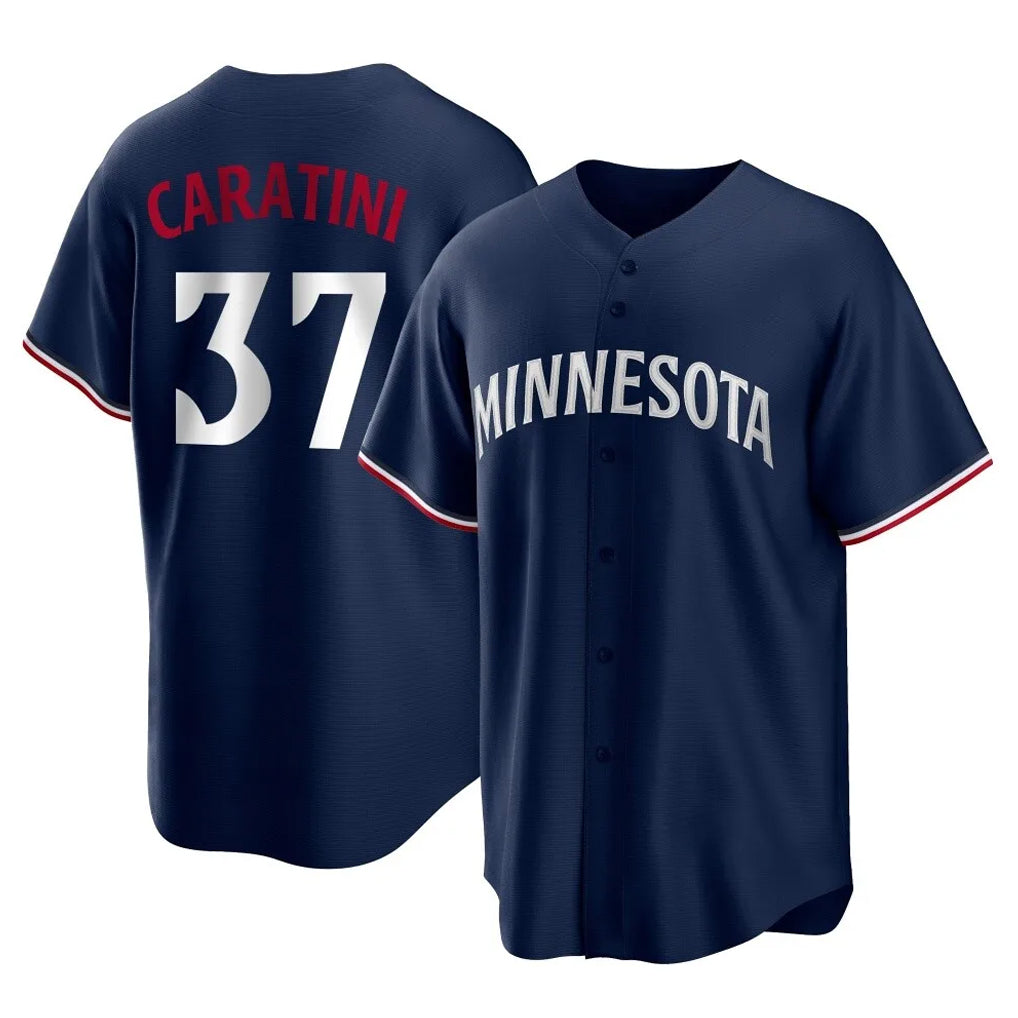 BIPIHUC M.Twins #37 Victor Caratini Player Navy Replica Alternate Home Stitched Jerseys