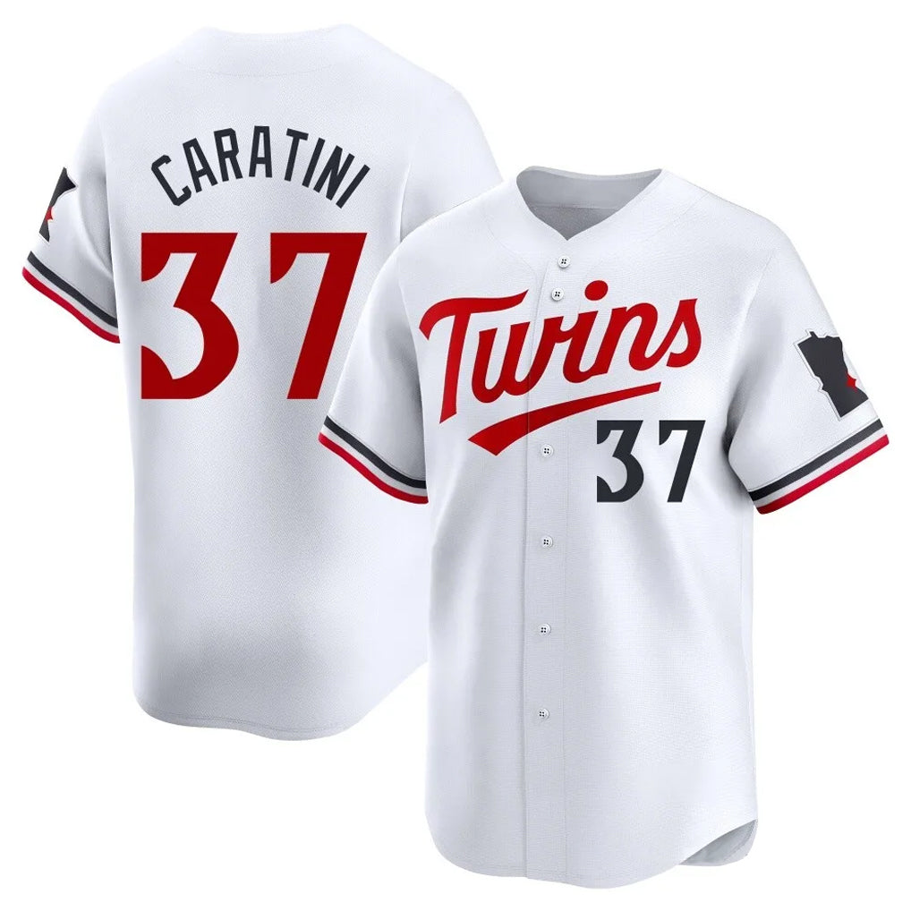 BIPIHUC M.Twins #37 Victor Caratini Player White Home Limited Stitched Jerseys