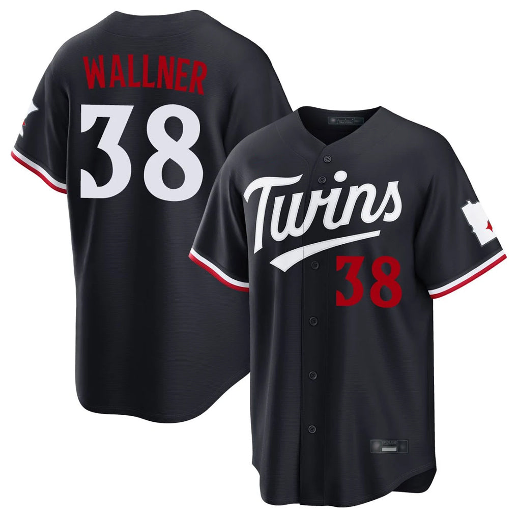 BIPIHUC M.Twins #38 Matt Wallner Player Navy Home Game Stitched Jerseys
