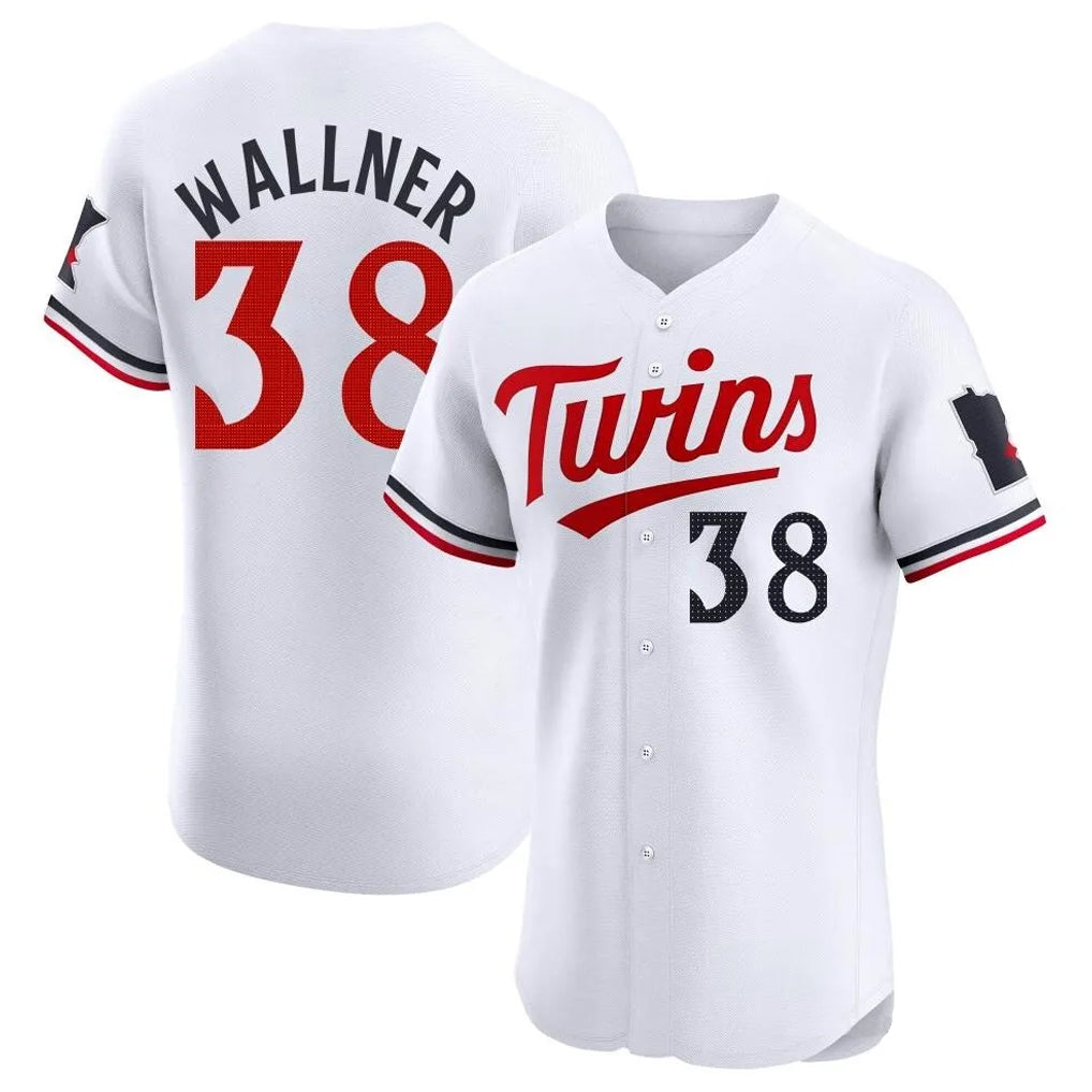 BIPIHUC M.Twins #38 Matt Wallner Player White Home Limited Elite Stitched Jerseys