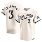 BIPIHUC M.Twins #3 Harmon Killebrew Player Cream Home Limited Stitched Jerseys