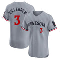 BIPIHUC M.Twins #3 Harmon Killebrew Player Gray Home Limited Elite Stitched Jerseys