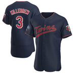 BIPIHUC M.Twins #3 Harmon Killebrew Player Navy 60th Home Limited Elite Stitched Jerseys