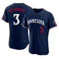 BIPIHUC M.Twins #3 Harmon Killebrew Player Navy Replica Home Limited Elite Stitched Jerseys