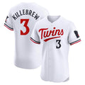 BIPIHUC M.Twins #3 Harmon Killebrew Player White Home Limited Elite Stitched Jerseys