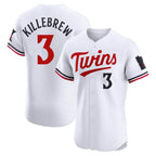 BIPIHUC M.Twins #3 Harmon Killebrew Player White Home Limited Elite Stitched Jerseys