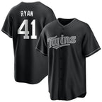 BIPIHUC M.Twins #41 Joe Ryan Player Black Home Game Stitched Jerseys