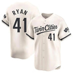 BIPIHUC M.Twins #41 Joe Ryan Player Cream Home Limited Stitched Jerseys
