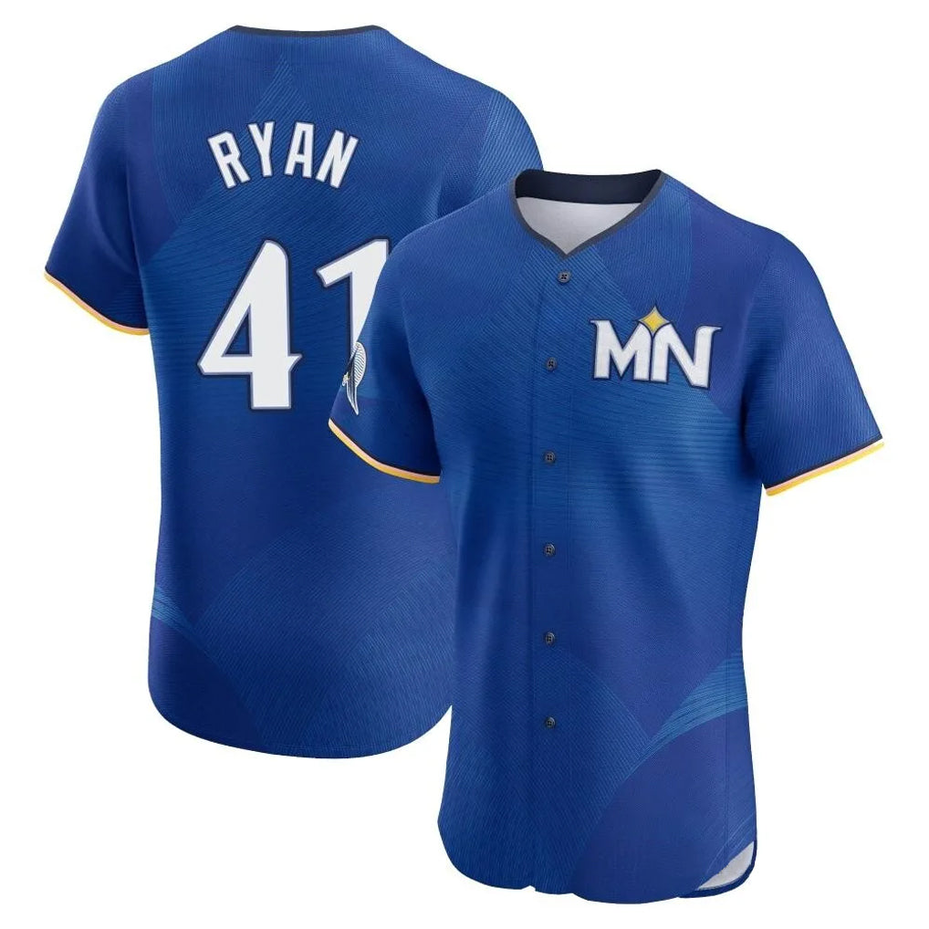 BIPIHUC M.Twins #41 Joe Ryan Player Royal City Connect Limited Elite Home Stitched Jerseys