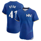 BIPIHUC M.Twins #41 Joe Ryan Player Royal City Connect Limited Elite Home Stitched Jerseys