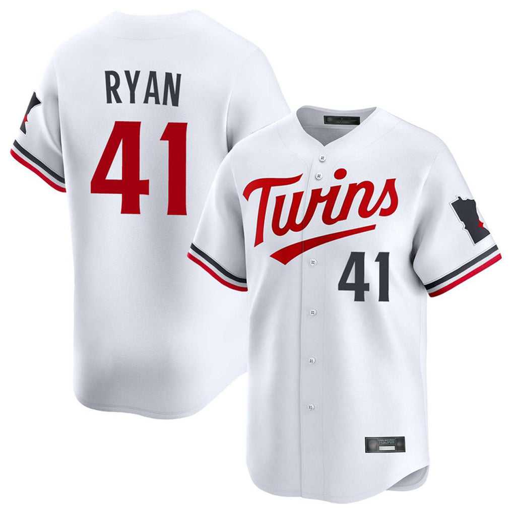 BIPIHUC M.Twins #41 Joe Ryan Player White Home Limited Stitched Jerseys