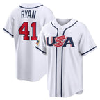 BIPIHUC M.Twins #41 Joe Ryan Player White USA 2026 World Classic Limited Home Stitched Jerseys