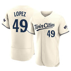 BIPIHUC M.Twins #49 Pablo Lopez Player Cream Home Limited Elite Stitched Jerseys
