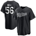 BIPIHUC M.Twins #56 Josh Bell Player Black Home Game Stitched Jerseys