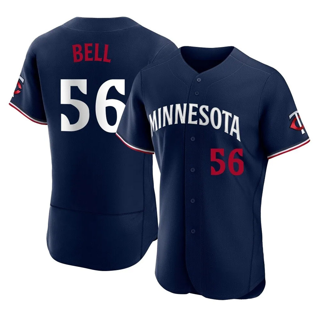 BIPIHUC M.Twins #56 Josh Bell Player Navy Replica Home Limited Elite Stitched Jerseys