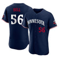 BIPIHUC M.Twins #56 Josh Bell Player Navy Replica Home Limited Elite Stitched Jerseys