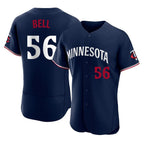 BIPIHUC M.Twins #56 Josh Bell Player Navy Replica Home Limited Elite Stitched Jerseys