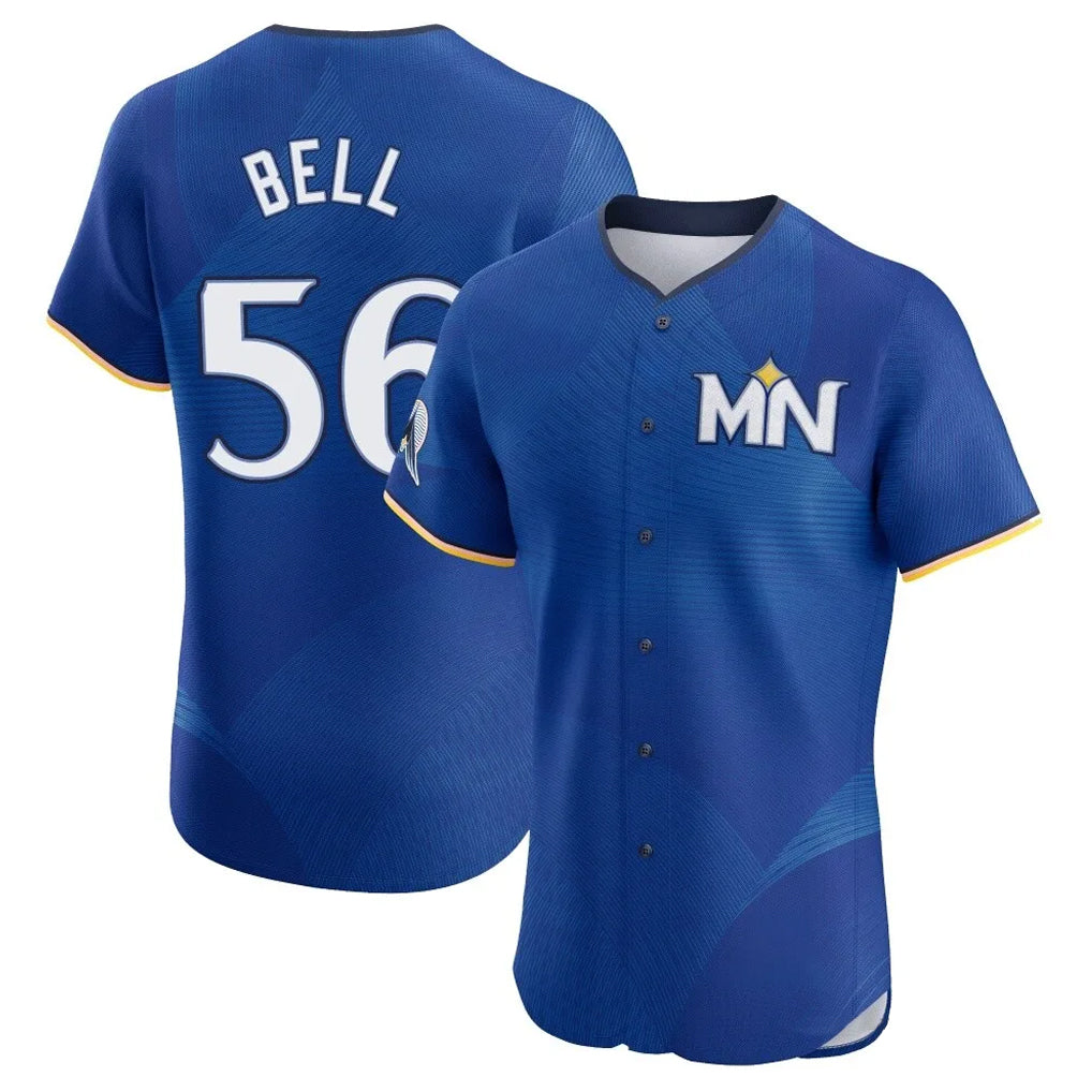 BIPIHUC M.Twins #56 Josh Bell Player Royal City Connect Limited Elite Home Stitched Jerseys
