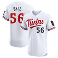 BIPIHUC M.Twins #56 Josh Bell Player White Home Limited Stitched Jerseys